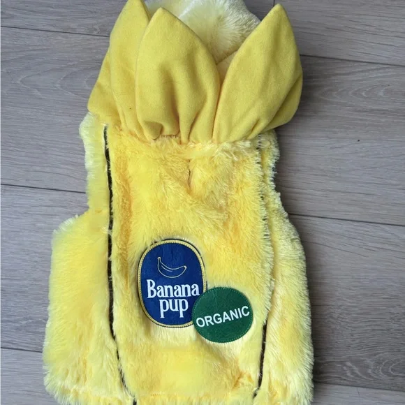 Banana Republic Yellow Furry Dog Vest - Picture 3 of 6